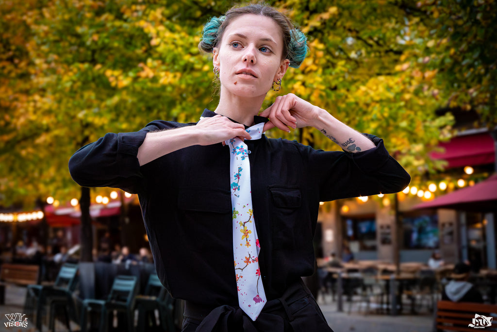 CRAVATE SAKURA RAINBOW